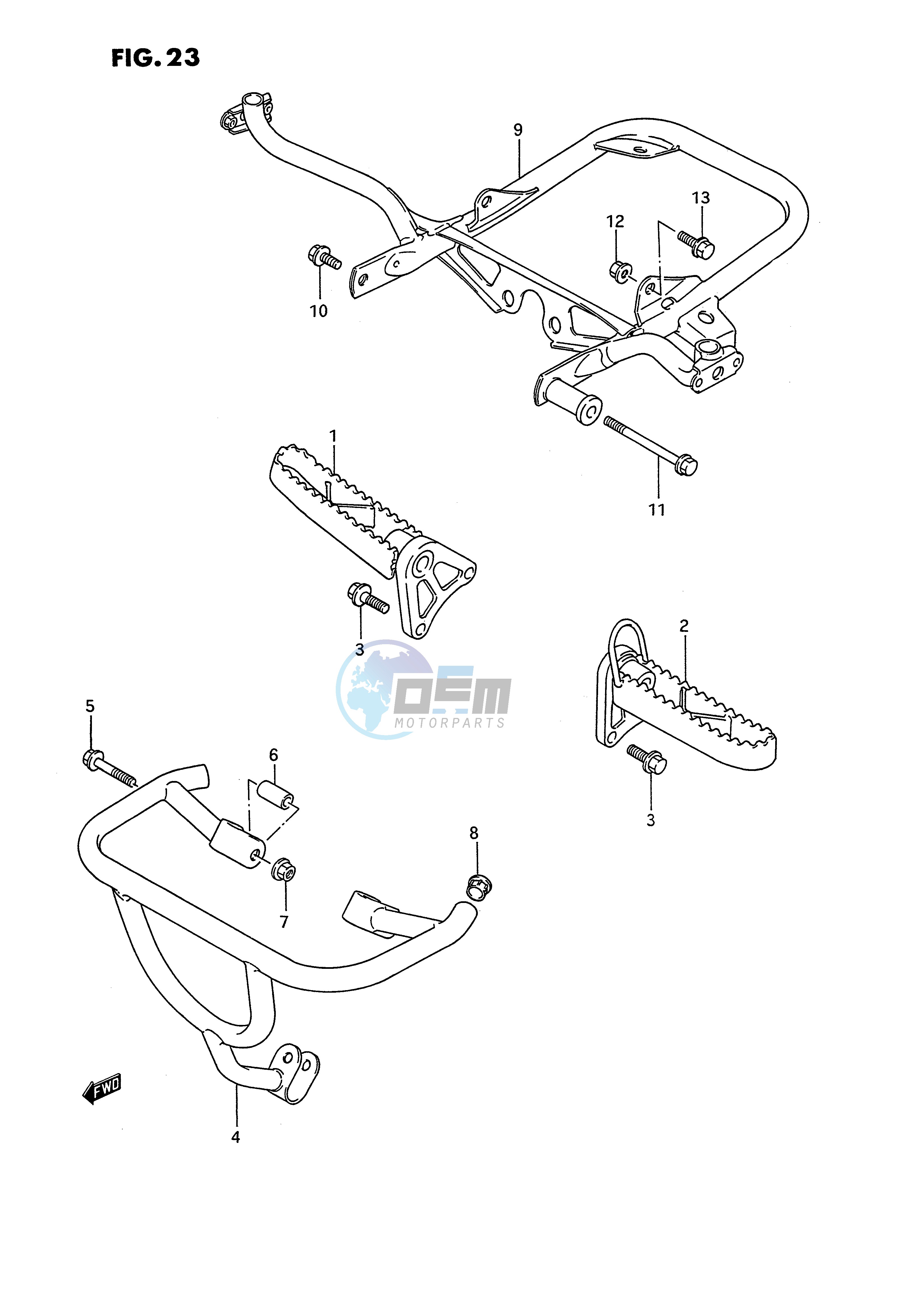 FOOTREST (MODEL L)