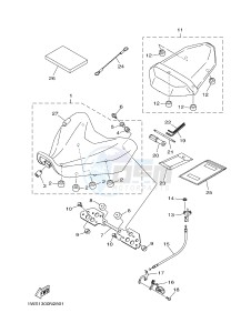 MT07A MT-07 ABS 700 (1XB1 1XB2) drawing SEAT