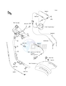 VN 2000 F [VULCAN 2000 CLASSIC LT] (6F-7F) F7F drawing CABLES