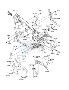 VN1700_CLASSIC_ABS VN1700FDF GB XX (EU ME A(FRICA) drawing Frame Fittings