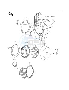 KX 125 K [KX125] (K3) [KX125] drawing AIR CLEANER