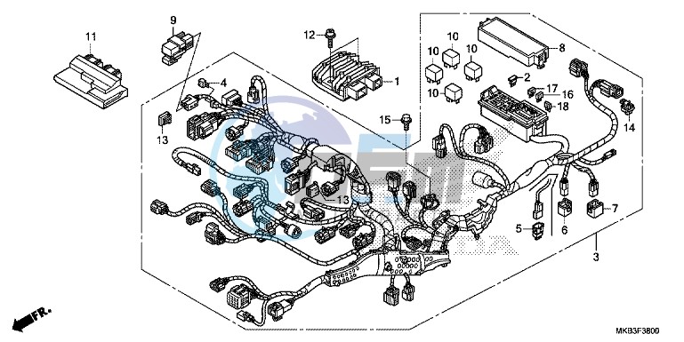 WIRE HARNESS (CBR1000RR/ S)