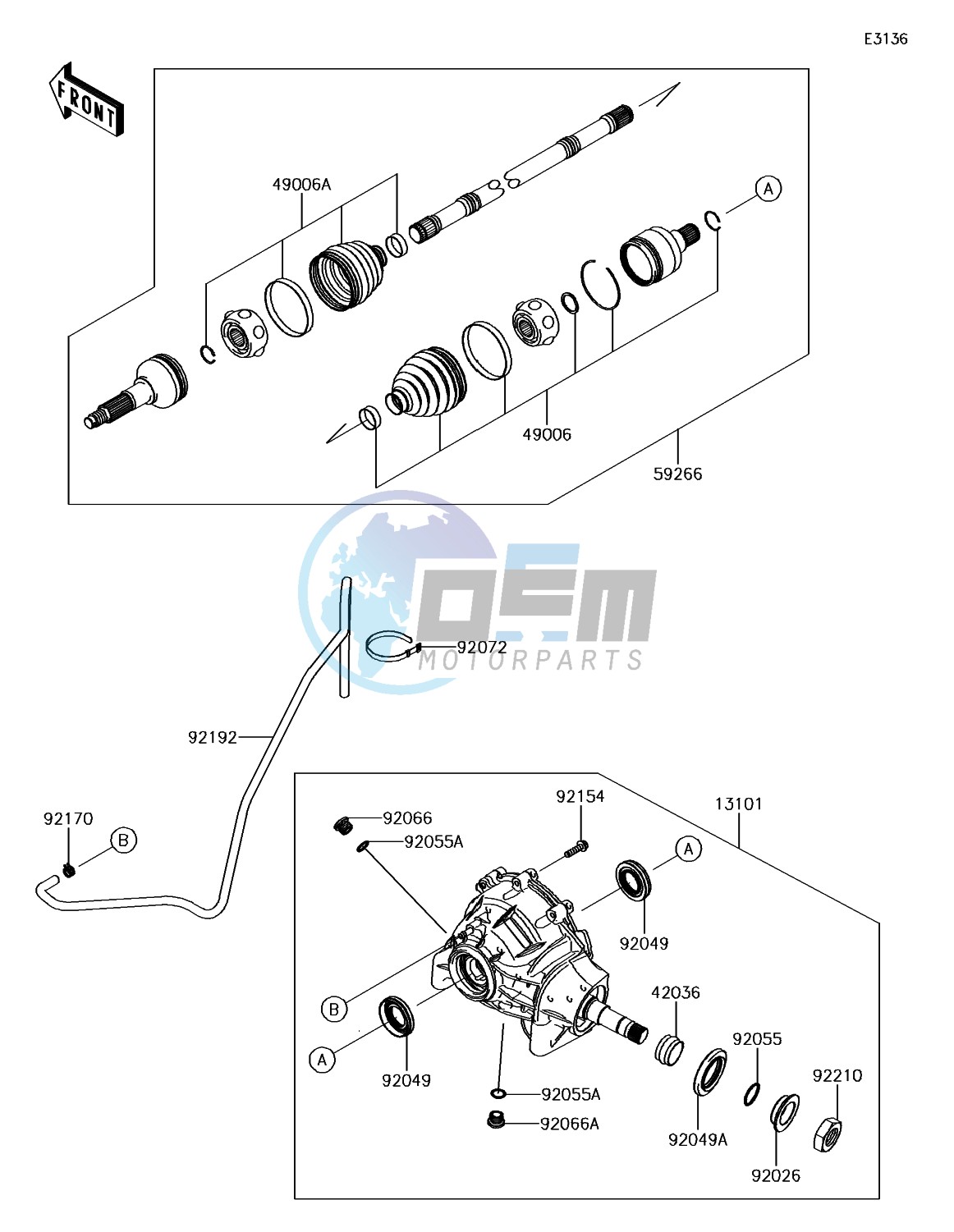 Drive Shaft-Front