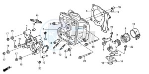 SH150S 125 drawing CYLINDER HEAD