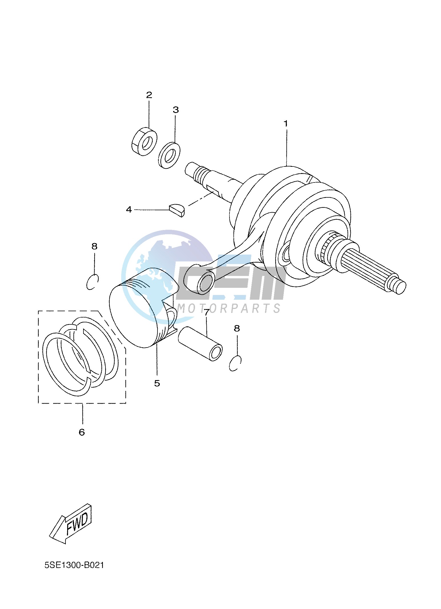 CRANKSHAFT & PISTON