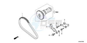 TRX420TMC drawing CAM CHAIN/ TENSIONER