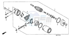 XL1000V9 Europe Direct - (ED) drawing STARTING MOTOR