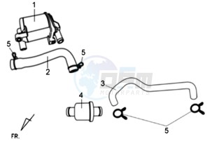 JET 4 R50 drawing A.I.A.C ASSY