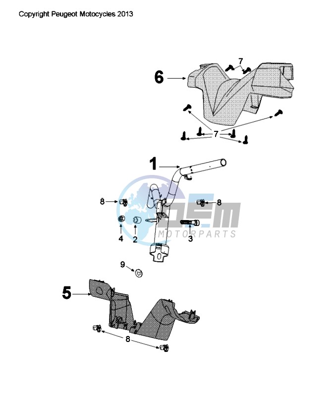 HANDLEBAR - HANDLEBAR COVER