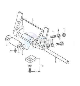 DT 55 drawing Cylinder Support