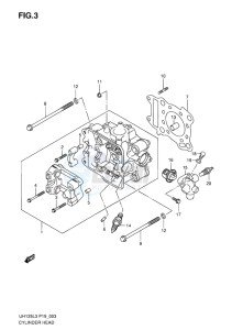 UH125Z BURGMAN EU drawing CYLINDER HEAD