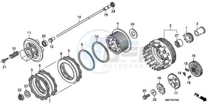 XL1000VA9 Europe Direct - (ED / ABS) drawing CLUTCH