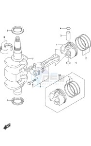 DF 20A drawing Crankshaft