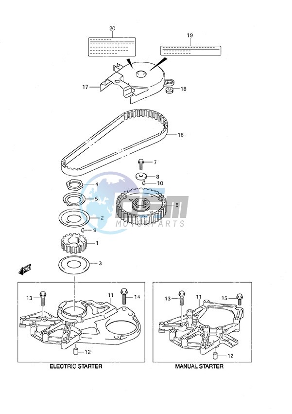 Timing Belt Non-Remote Control