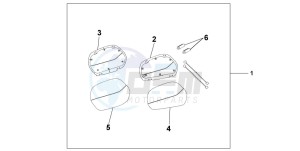 NT650V drawing LARGE PANNIER LIDS SET