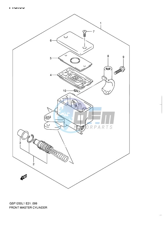 FRONT MASTER CYLINDER