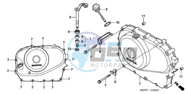 RIGHT CRANKCASE COVER