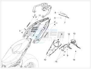 ETV 1200 Caponord Rally USA USA drawing Rear body