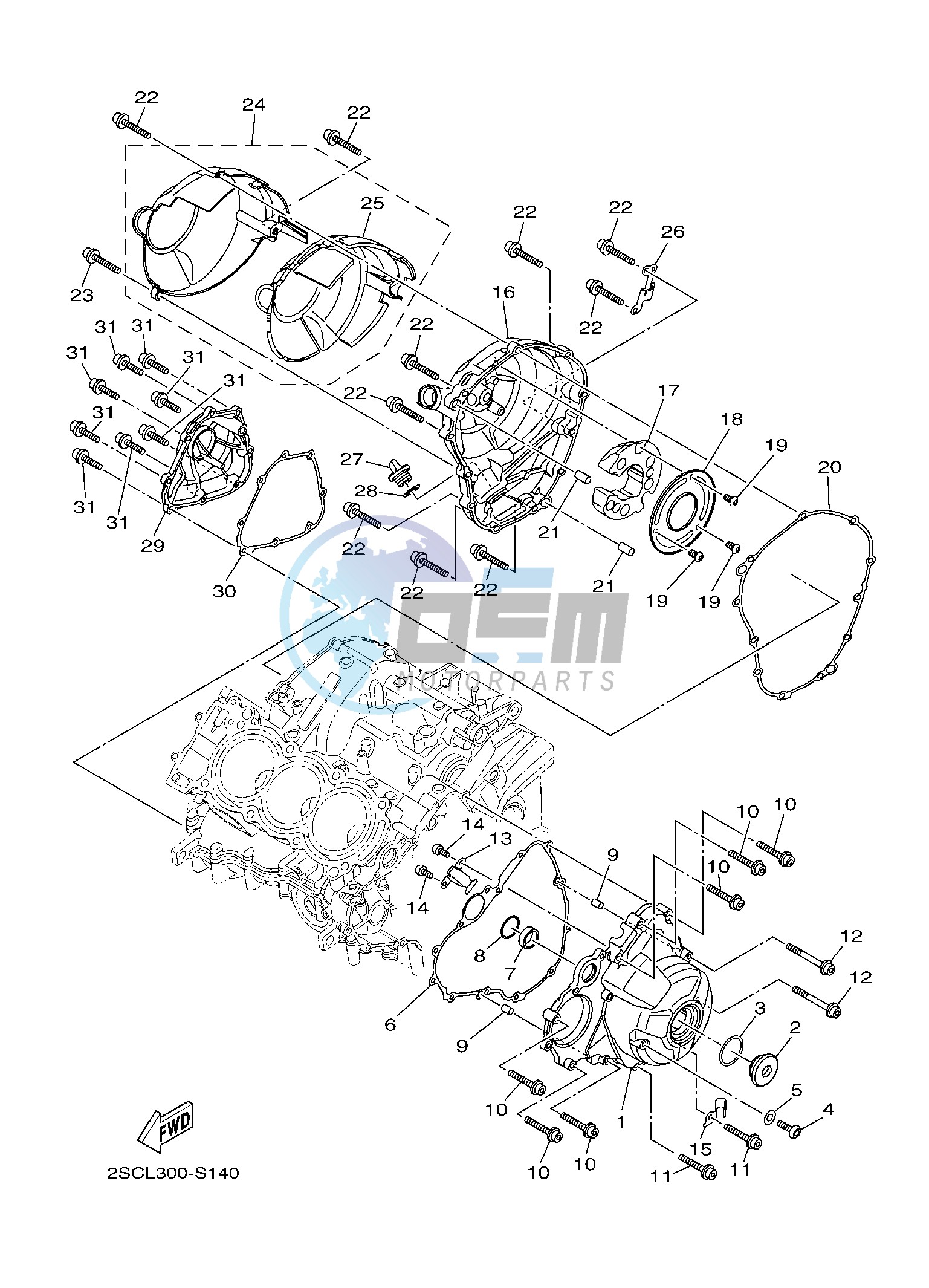 CRANKCASE COVER 1