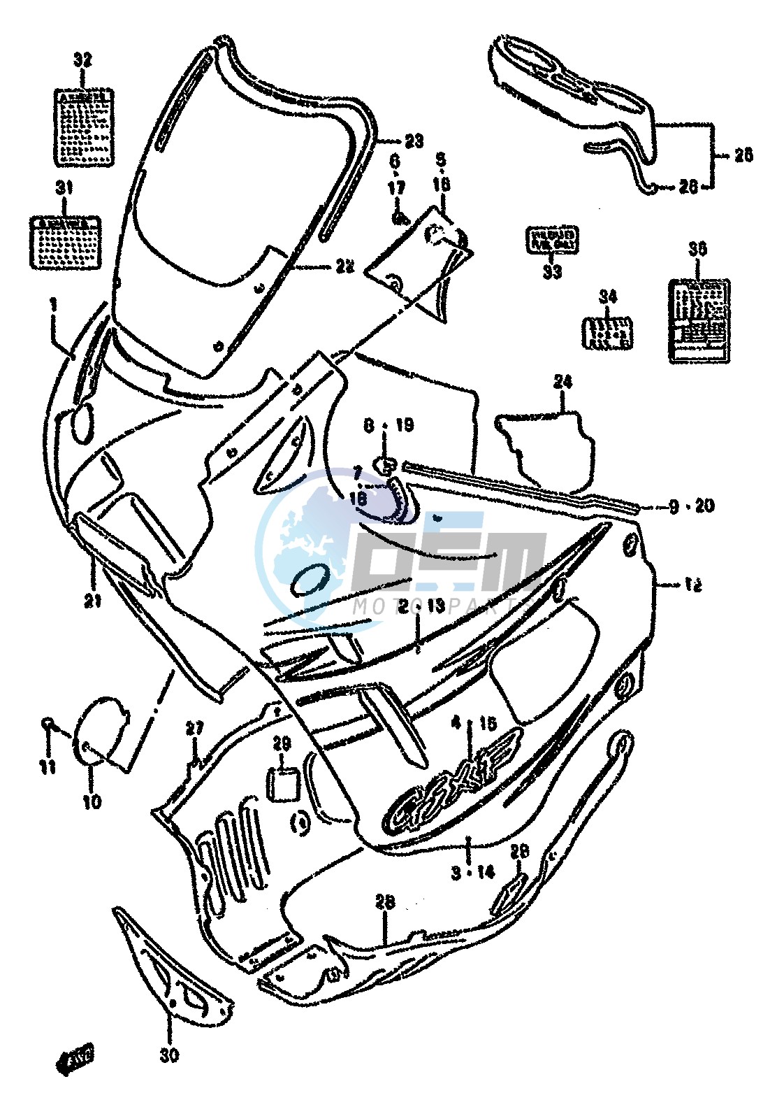 COWLING BODY (MODEL T)