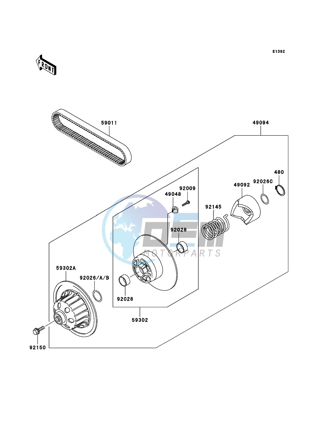 Driven Converter/Drive Belt