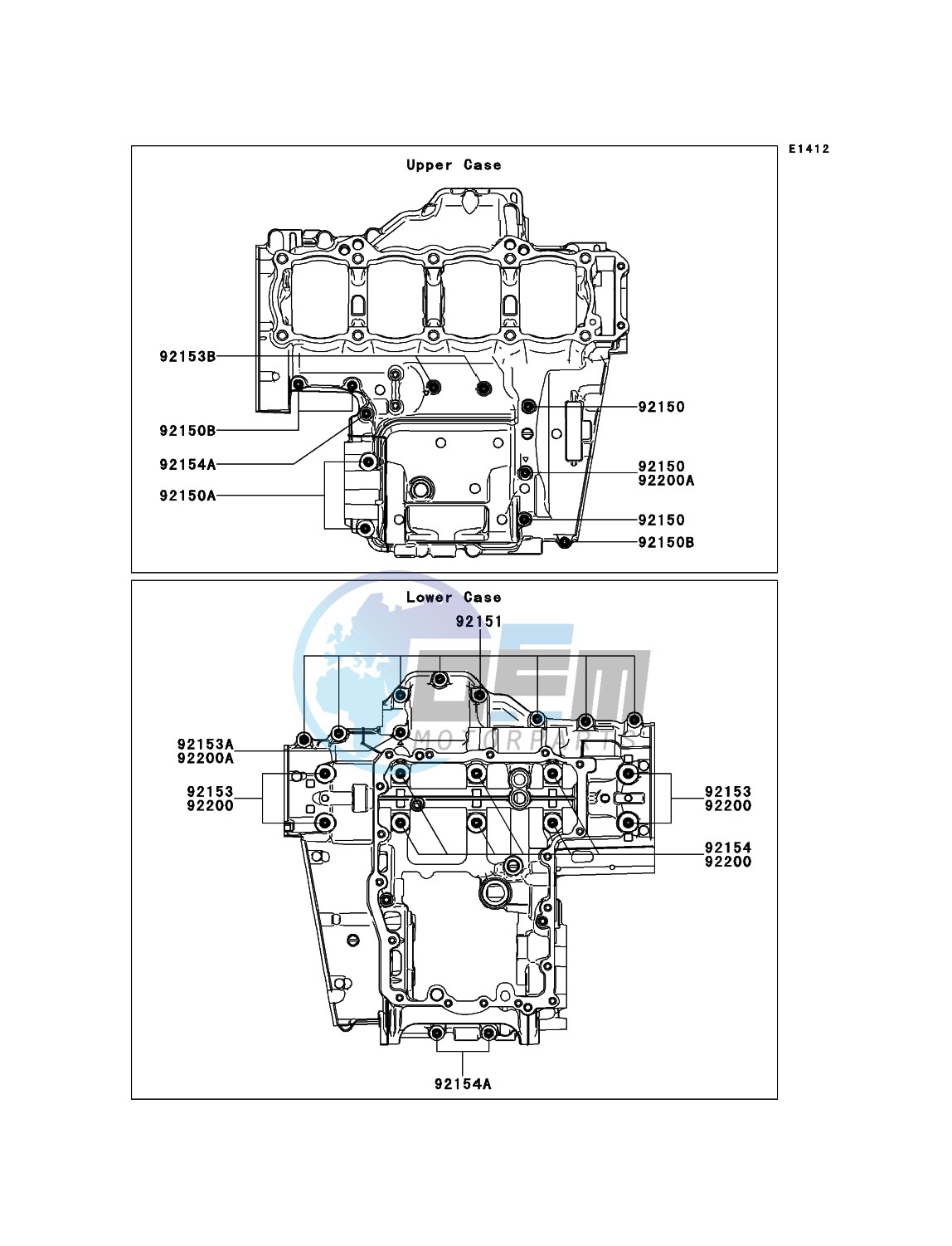 Crankcase Bolt Pattern