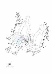 YXZ1000E YXZ1000R (B5J9) drawing SEAT 2