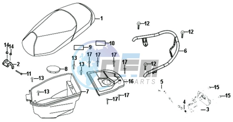 BUDDYSEAT - REAR LUGGAGE FRAME