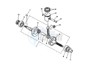 CR Z 50 drawing CRANKSHAFT PISTON