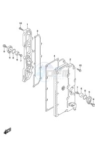 DF 250 drawing Exhaust Cover