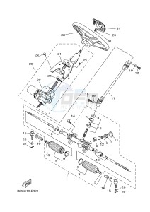 YXC700E YXC70VPHG VIKING VI EPS CAMO (B855) drawing STEERING