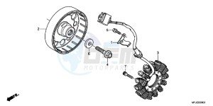 CBR600RRC drawing GENERATOR