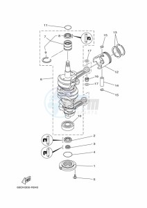 E60HMHDL drawing CRANKSHAFT--PISTON