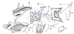 SHARK 50 drawing FOOTREST