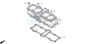 CB1300 CB1300SUPER FOUR drawing CYLINDER