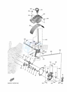 YXE850EN YX85EPAN (BANP) drawing SHIFT SHAFT