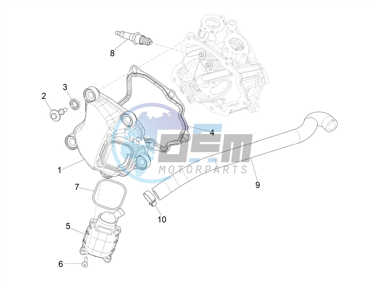 Cylinder head cover