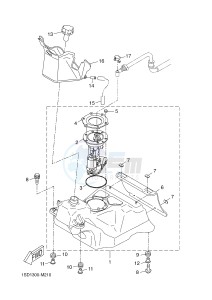 YP400R X-MAX 400 X-MAX 400 (1SD1 1SD1 1SD1) drawing FUEL TANK