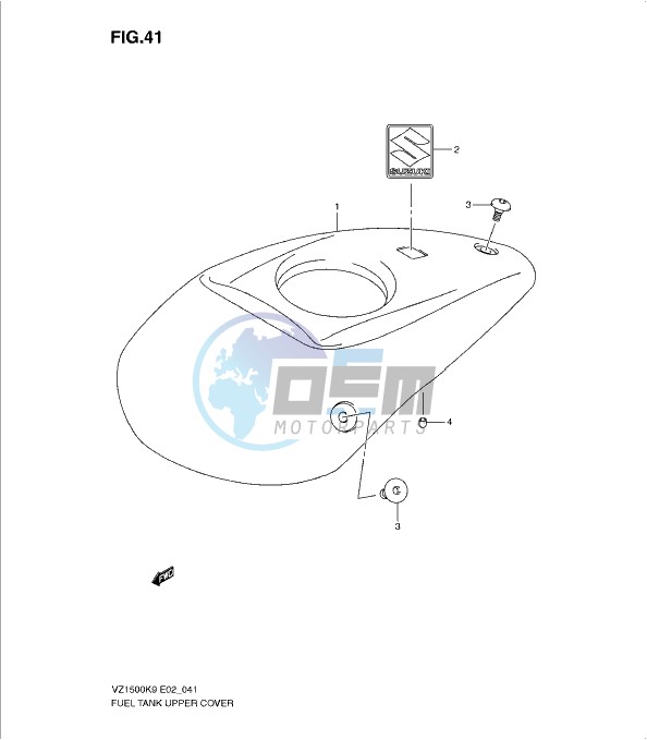 FUEL TANK UPPER COVER