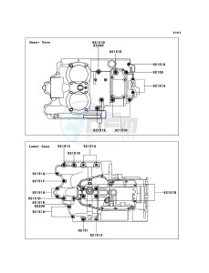 W800 EJ800ACFA GB XX (EU ME A(FRICA) drawing Crankcase Bolt Pattern