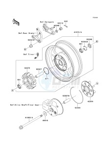 VN 1600 B [VULCAN 1600 MEAN STREAK] (B6F-B8FA) B7FA drawing REAR WHEEL_CHAIN