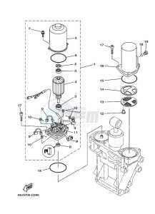 F250GETU drawing TILT-SYSTEM-2