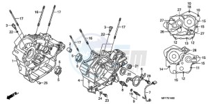 XL700V9 F / CMF drawing CRANKCASE