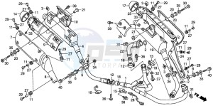 XL1000VA drawing EXHAUST MUFFLER