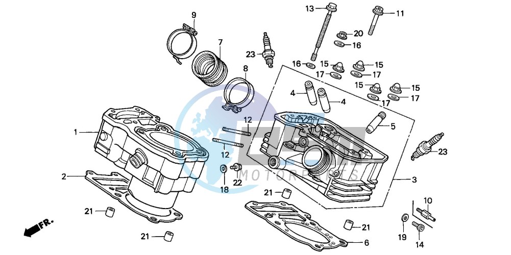 CYLINDER/CYLINDER HEAD (REAR)