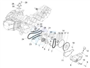 PRIMAVERA 50 4T-3V NOABS E4 (EMEA) drawing Oil pump