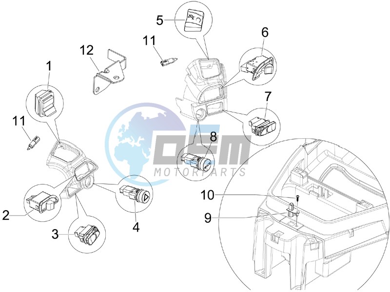 Selectors - Switches - Buttons