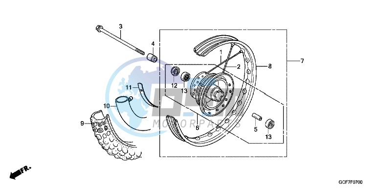 FRONT WHEEL