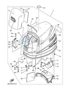 F115AETX drawing FAIRING-UPPER