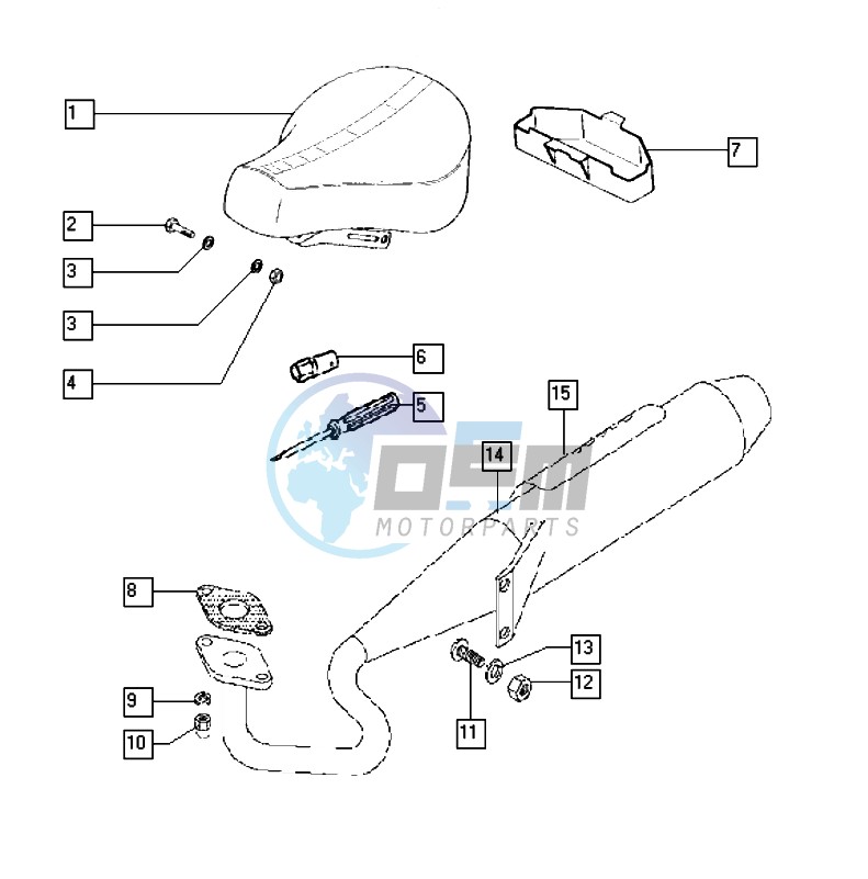 Seat-exhaust